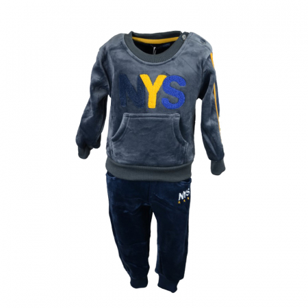Trening - Trening pentru baieti Happy House JF-17963-110-cm, Bleumarin