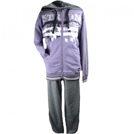 Trening - Trening pentru baieti Wendee BO02100107-2-146-cm, Mov