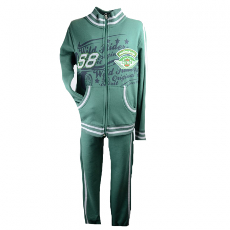 Trening - Trening pentru baieti Wendee DS21104-2-140-cm, Verde
