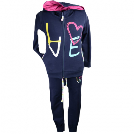 Trening - Trening pentru fete Atut 4254-110-cm, Multicolor