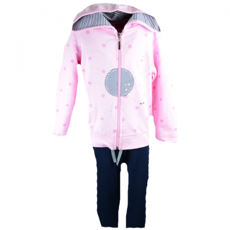 Trening - Trening pentru fete Atut 7690-110-cm, Roz