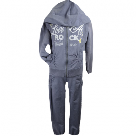 Trening - Trening pentru fete Wenice BE211511-1-104-cm, Gri