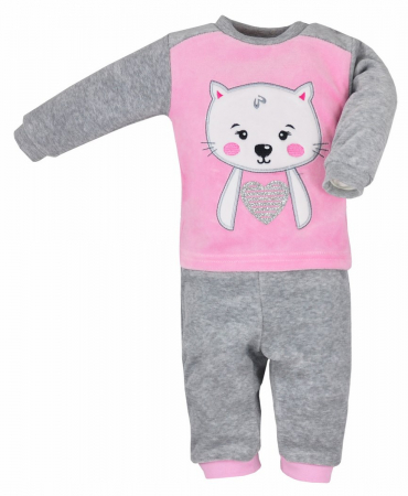 Trening - Trening pentru fete Koala Sercem 05-450GG-74, Gri