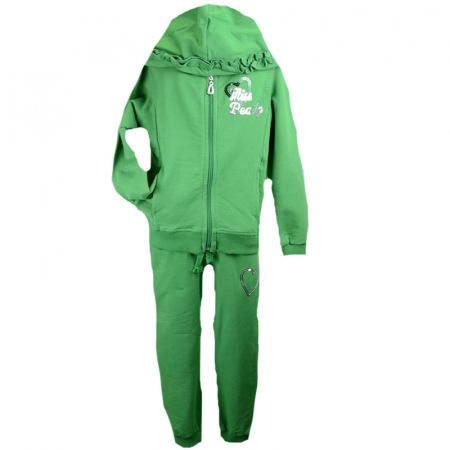 Trening - Trening pentru fete Wendee DK21116-1-104-cm, Verde