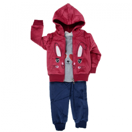 Trening - Trening trei piese pentru fete Happy House HH296-B-86, Multicolor