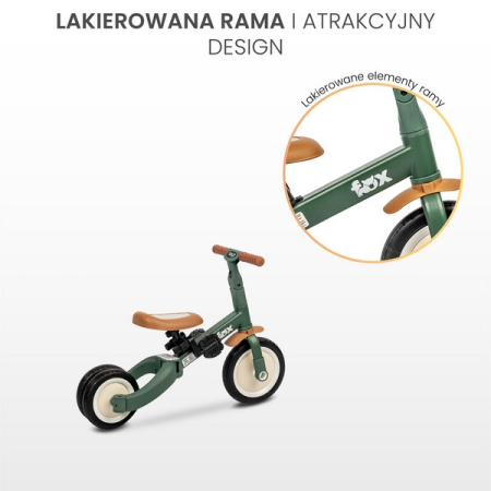 Tricicleta 4 in 1 pentru copii, Toyz Fox 322296, Verde [5]