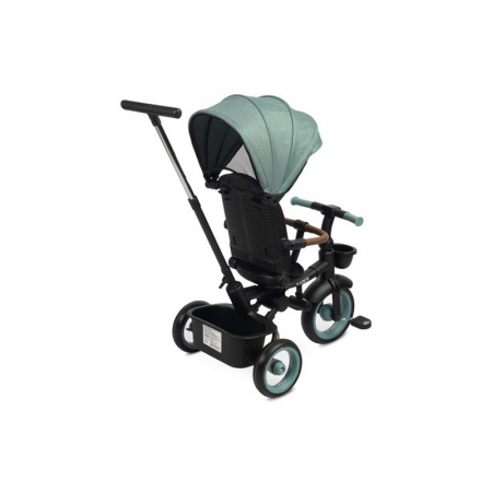 Tricicleta pentru copii, cu pozitie de somn si scaun reversibil, Toyz Saber 399977, Turcoaz [1]