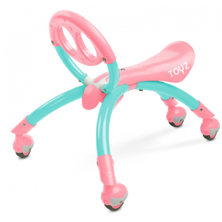 Triciclete, bicicletă copii - Tricicleta 2 in 1 pentru fete Beetle Caretero MJ2103-5, Roz