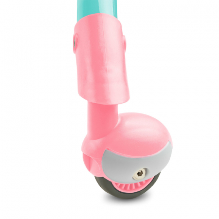 Tricicleta 2 in 1 pentru fete Beetle Caretero MJ2103-5, Roz [2]