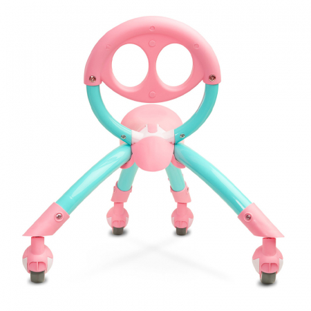 Tricicleta 2 in 1 pentru fete Beetle Caretero MJ2103-5, Roz [1]