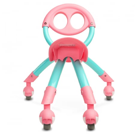 Tricicleta 2 in 1 pentru fete Beetle Caretero MJ2103-5, Roz [3]