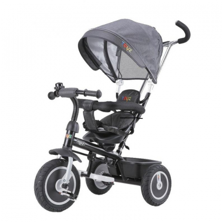 Triciclete, bicicletă copii - Tricicleta pentru copii Toyz Buzz EN-71GR, Gri