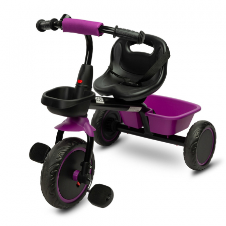 Triciclete, bicicletă copii - Tricicleta pentru copii Logo Toys MJ210324M, Mov
