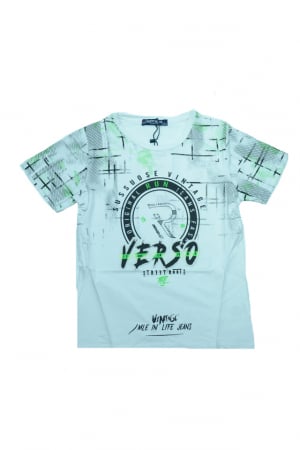 Tricouri baieti - Tricou cu maneca scurta pentru baieti Happy House HB-2229A-128, Multicolor