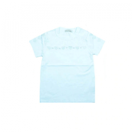 Tricouri fete - Tricou maneca scurta pentru fete Happy House WB-2561A, Alb