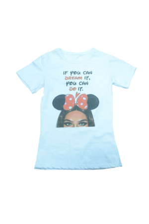 Tricouri fete - Tricou cu maneca scurta pentru fete Style 193161A-104, Multicolor