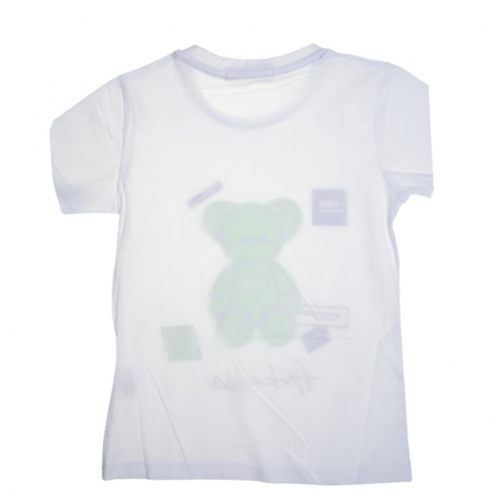 Tricou cu maneca scurta pentru baieti Happy House HB-8787A, Alb [1]