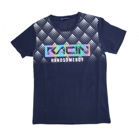 Tricouri baieti - Tricou cu maneca scurta pentru baieti Happy House HB-8797, Bleumarin