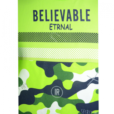 Tricou cu maneca scurta pentru baieti Happy House HB-8788, Verde [2]