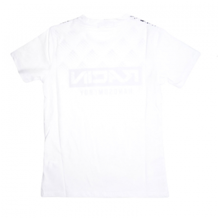 Tricou cu maneca scurta pentru baieti Happy House HB-8797A, Alb [1]