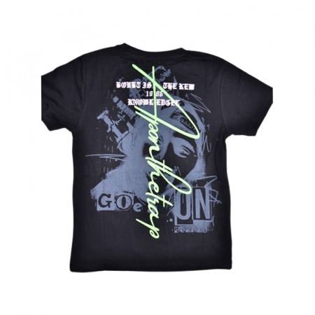 Tricou cu maneca scurta pentru baieti, Happy House QQ-730N, Negru [1]