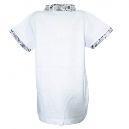 Tricou cu maneca scurta pentru baieti Modima 180323-T, Alb [1]