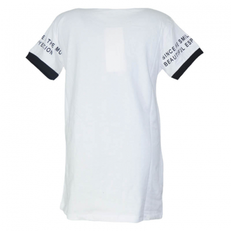 Tricou cu maneca scurta pentru baieti OLC SVR 230323-A, Alb [1]