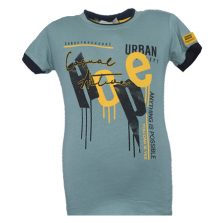 Tricouri baieti - Tricou cu maneca scurta pentru baieti OLC SVR 180323-G, Verde