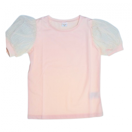 Tricouri fete - Tricou cu maneca scurta pentru fete, Atut TR613, Coral