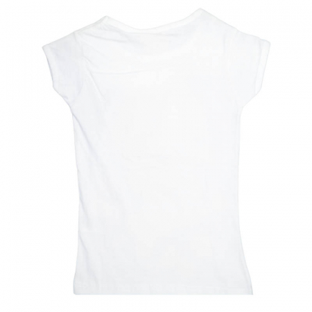 Tricou cu maneca scurta pentru fete Strawberry Sun City T110323-7, Alb [1]