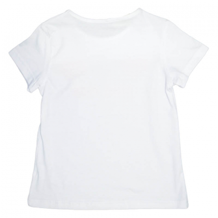 Tricou cu maneca scurta pentru fete Happy House T110323-2, Alb [1]
