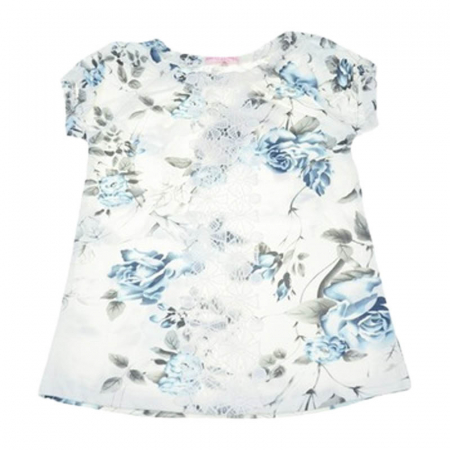 Tricouri fete - Tricou cu maneca scurta pentru fete Happy House CVC-1557-2, Multicolor