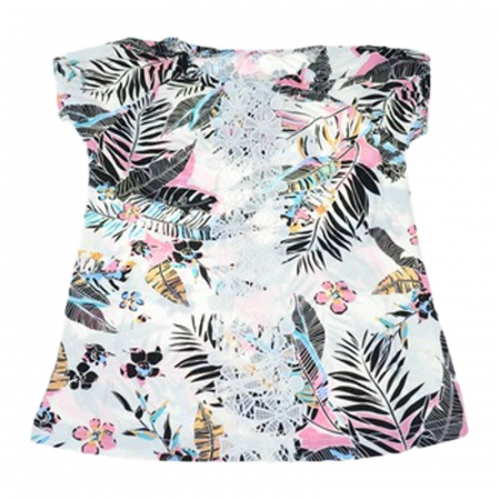 Tricouri fete - Tricou cu maneca scurta pentru fete Happy House CVC-1557-3, Multicolor