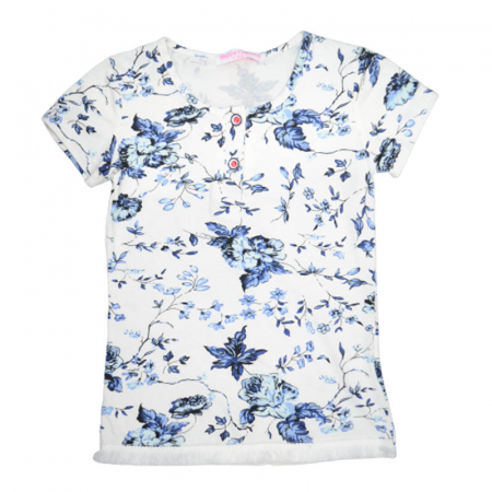 Tricouri fete - Tricou cu maneca scurta pentru fete Happy House CVC-883-M, Multicolor