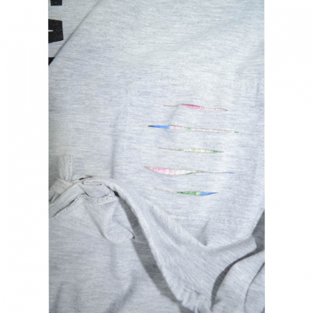 Tricou cu maneca scurta pentru fete Happy House WB-2225, Gri [2]