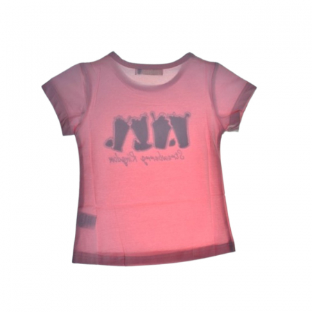 Tricou cu maneca scurta pentru fete, Happy House HH675, Roz [2]