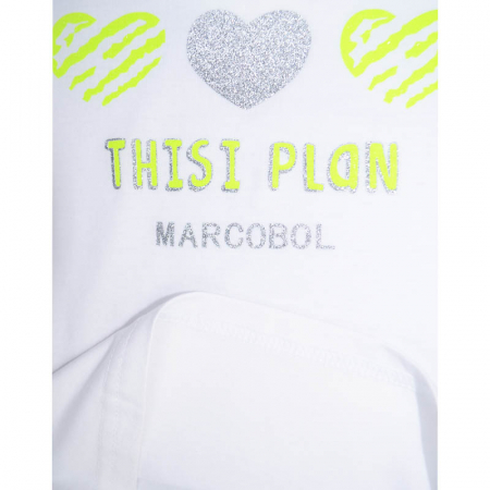 Tricou cu maneca scurta pentru fete Happy House T110323-16, Alb [2]