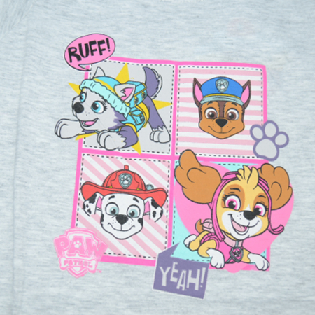 Tricou cu maneca scurta pentru fete E Plus M WB-452334, Gri [2]