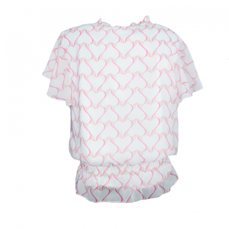 Camasa cu maneca scurta pentru fete Mini Junior IGM-8, Roz [1]