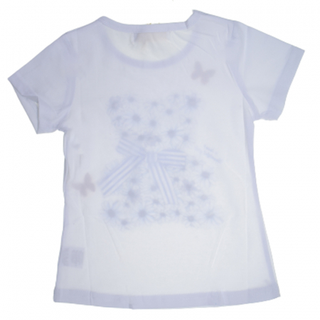 Tricou cu maneca scurta pentru fete Happy House HH616A, Alb [1]