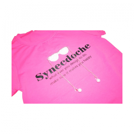 Tricou cu maneca scurta pentru fete, Happy House WB-3447F, Fucsia [1]