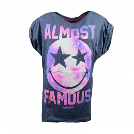 Tricouri fete - Tricou cu maneca scurta pentru fete Almost Famous E Plus M TSEM1-N, Multicolor