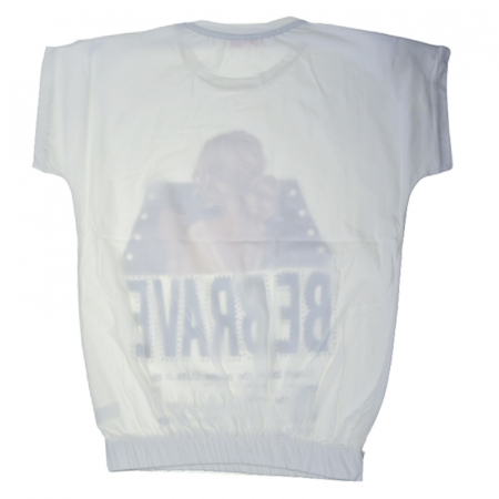 Tricou cu maneca scurta pentru fete OLC SVR 3370A, Alb [1]
