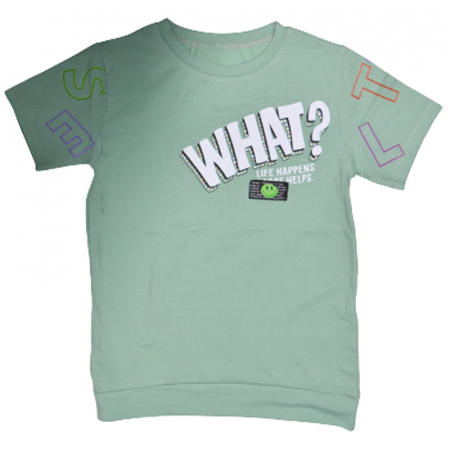 Tricouri fete - Tricou cu maneca scurta pentru fete OLC SVR 4052V, Verde