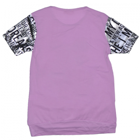 Tricou cu maneca scurta pentru fete OLC SVR 4053M, Mov [1]