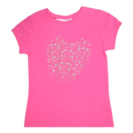 Tricouri fete - Tricou cu maneca scurta pentru fete Wendee OZ102431-1, Fucsia