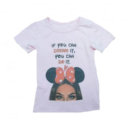 Tricouri fete - Tricou cu maneca scurta pentru fete Style 193161R, Roz