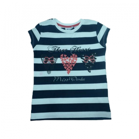 Tricouri fete - Tricou maneca scurta fete Wendee BV10500363-1M, Multicolor