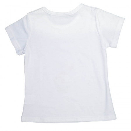 Tricou cu maneca scurta pentru fete Happy House T110323-3, Alb [1]