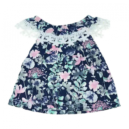 Tricouri fete - Tricou cu maneca scurta pentru fete Happy House CVC-1551-3, Multicolor